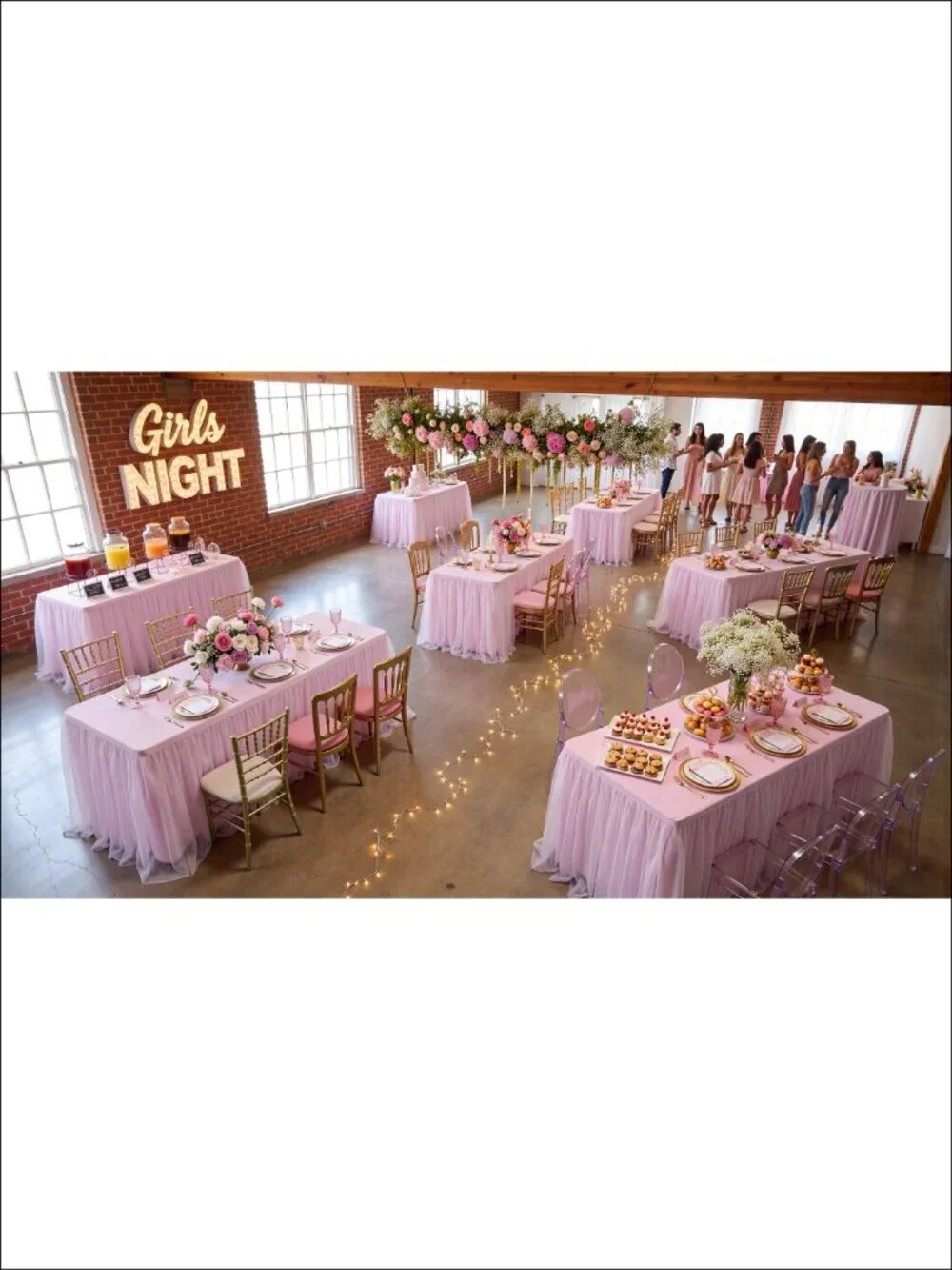 N/A tulle tablecloth
